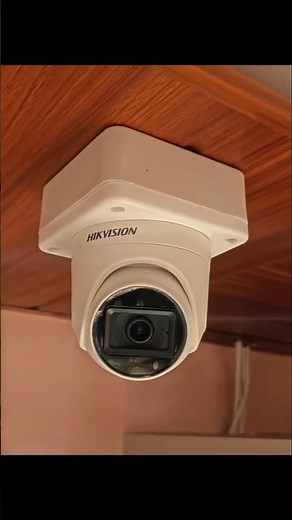 📢 Hikvision 5MP HD Camera 📸 Up to 8MP DVR Installation | Best CCTV Setup #Shorts #like