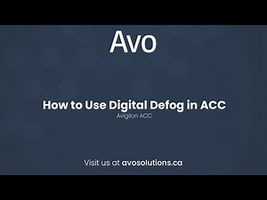 How to Use Digital Defog in ACC