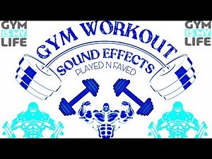 Gym Fitness Workout Sound Effects / Sound Of Heavy Breathing In Training / Weight Lifting Session
