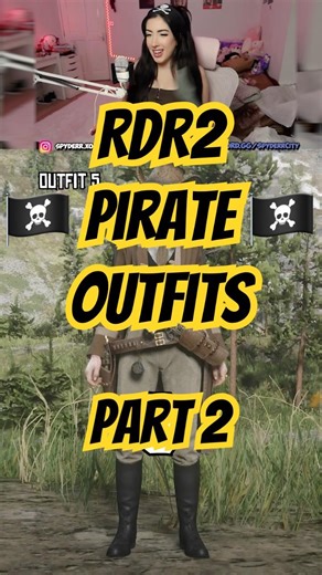 RDR2 Pirate Outfits 🏴‍☠️ | Part 2 #reddeadredemption2 #rdr2 #rdr #reddeadredemption #rockstargames