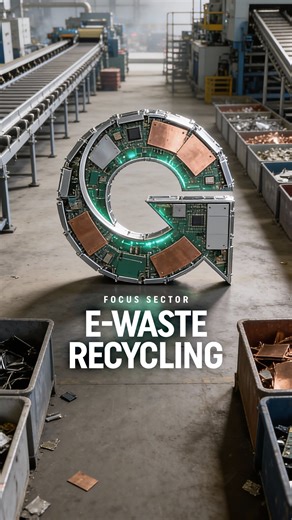 Flip the Future of E-Waste Recycling at GREENS 2026. 💻 India generates over 41,00,000 MT of electronic waste every year, driven by rapid digitisation and device turnover. What is often seen as disposal waste is already a ₹13,280 crore opportunity in recovery, refurbishment, and critical metals, and is projected to reach ₹23,240 crore by 2033. Today’s discarded electronics are tomorrow’s critical material reserves. Seize the opportunity. Power the circular tech future at GREENS 2026. #GREENS2026