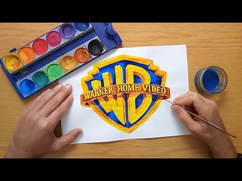 How to draw a Warner Home Video logo