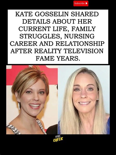 📺🏡 Kate Gosselin Opens Up About Life After Reality TV 💔✨ #celebritynews