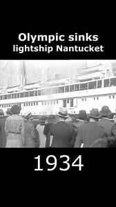 393K views · 6.1K reactions | Olympic sinkts lighship Nantucket #Titanic #rmsolympic #ship #typ | Titanic Empire | Facebook