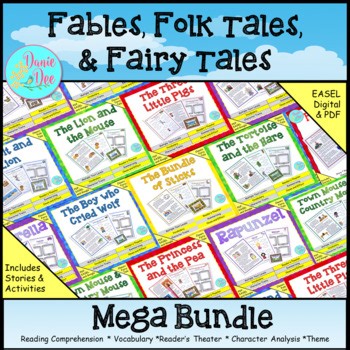 1000  Pages!  Fables, Fairytales, & Folktales Bundle (Stories Included)