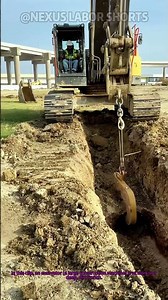 Excavator Pipe Removal: Demolishing Old Underground Pipes #Shorts #ConstructionMaintenance