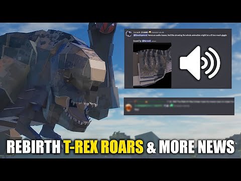 Jurassic Blocky NEW Rebirth T-Rex Roars & More!