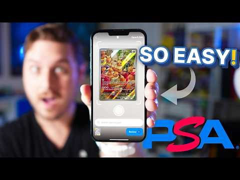 How to Grade Cards through the PSA Mobile app (actually EASY!)
