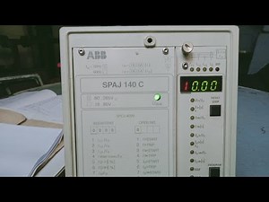 Setting protection SPAJ 140 C