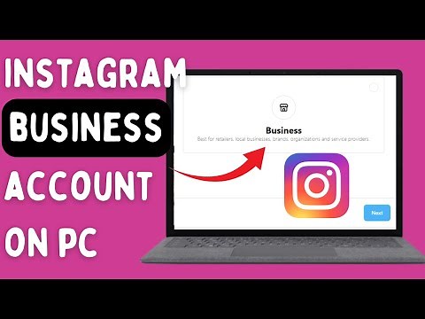 How to Set Up an Instagram Business Account on Laptop/PC 2024