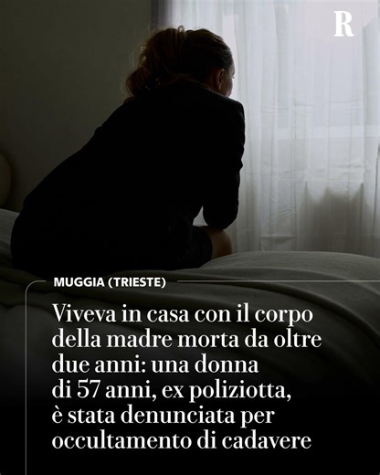 Viveva in casa con il cadavere della madre morta da 2 anni