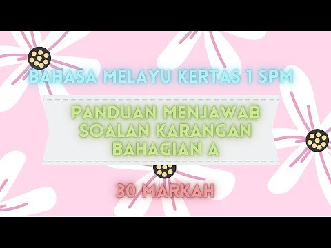 Panduan Menjawab Karangan Bahagian A SPM (KSSM)