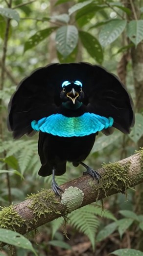 This Bird Transforms Into an Alien During Mating 😱👽🐦