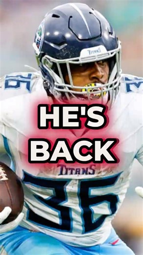 JUST IN: Titans Bring Back RB Julius Chestnut On One-Year Deal #titans #nfl #shorts