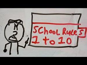 School Rules 1 To 10 / ‪@Boogytoons‬