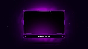 Clean Animated Webcam Overlay /animated Twitch Webcam Overlay/twitch Stream Overlay/facecam Overlay/facecam Animated// Purple Webcam Overlay - Etsy