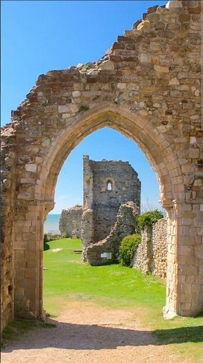 Hastings Castle Oldest in Britain? #castle #historicplaces #history #medievalhistory #englishhistory