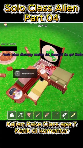 Part 04 Solo class alien 99 malam dihutan #roblox #99nightintheforest