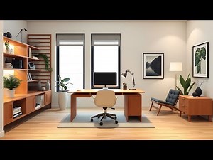 Modern Home Office Designs 2025 | Minimalist Workspace Ideas for Productivity