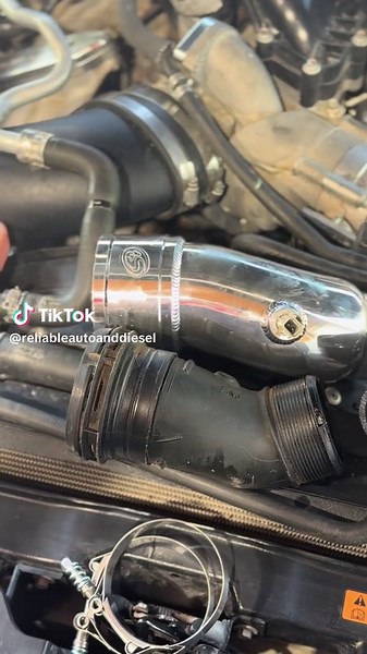 S&B Cold Side Charge Pipe Installation on 6.7L Powerstroke
