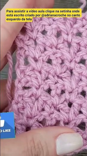 Ponto flor em crochê. A vídeo aula já está disponível!