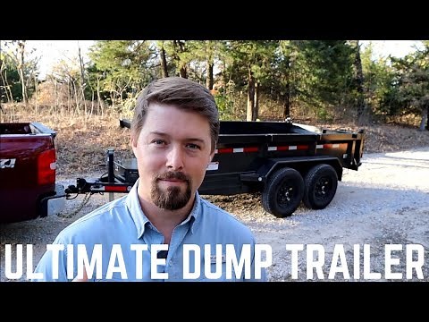Ultimate Dump Trailer - MAXXD 6x12 + Trailer Buying Tips (Hauling Firewood, Rock, & Round Bales)