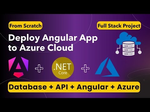 Full-Stack App Deployment on Azure 🚀 | Angular + .NET + SQL + Azure Complete Guide (Step-by-Step)