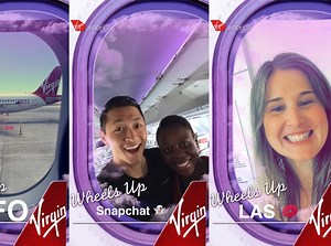 Virgin America hopes you'll love its new Snapchat geofilter