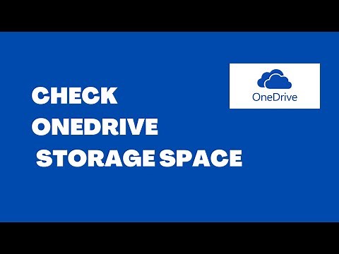 How to Check OneDrive Storage Usage
