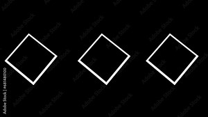 Boxes moving on black background 4k footage, box animation footage, 2D box, Loop animation