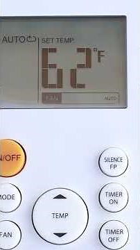 AC Remote Functions Explained #Shorts #HVAC