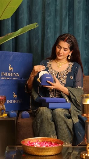 Shreya Siddharth Arora on Instagram: "This Dhanteras, I’m showing my jewellery a little extra love and care through these simple gold care rituals. ✨ Having brought home these stunning pieces from @indriyajewels, I make sure to clean and store them carefully, keeping their effortless shine intact for every celebration. Because while buying gold is a cherished tradition, caring for it is a ritual that makes these jewels truly timeless. ✨ Up to 35% off on gold & diamond jewellery* ✨ Double Gold Ra