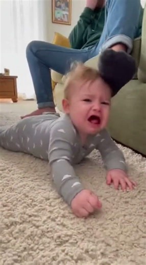 👃🧦 Baby’s Sock Sniff Test Immediate Regret!