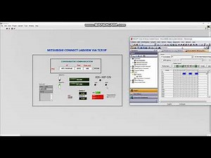 Labview Communicate PLC Mitsubishi via TCP/IP (MCProtocol)