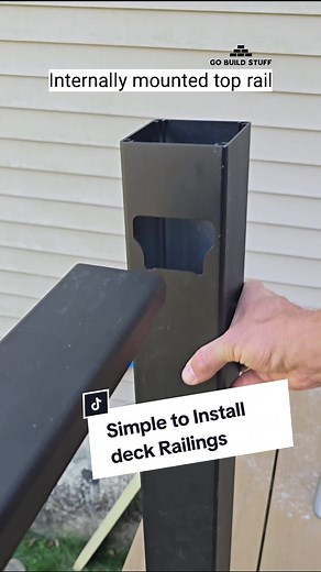 Easy to Install Deck Railings and Top Rail Systems