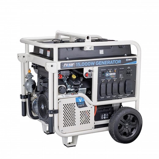 Reviews for Pulsar 15,000-12,000-Watt Recoil Dual Fuel Portable Home Power Generator with Push Button Start and CO Alert | Pg 1 - The Home Depot