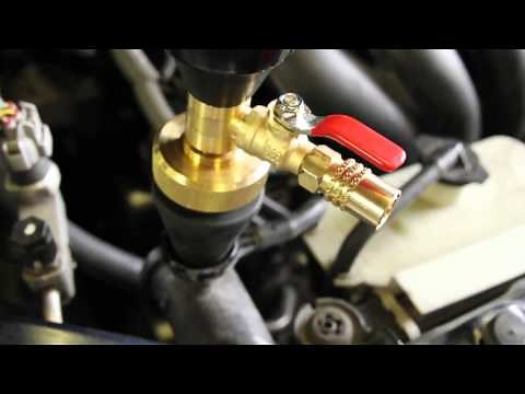 Bleeding the Cooling System with an Airlift Tool