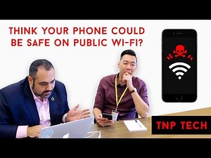 What happens when you connect to an unsecured public wi-fi network?