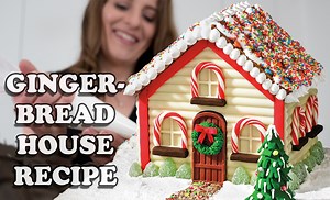 Make this beautiful gingerbread house at home :) | Ann Reardon How To Cook That