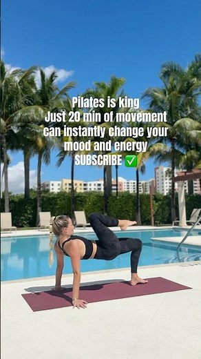 20 Minute Pilates Mat Class | Full Body Intermediate Workout coming to you tomorrow am! #pilatesmat