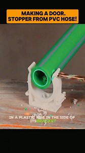 Making a door stopper from a pvc hose!. #doorstopper #doorstop #pvchose | No-nonsense Video