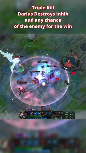 Triple Kill | Darius Top Lane Best Build vs Ashe, Swain and Riven #leagueoflegends #darius