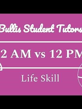 Remembering the difference between 12 AM vs 12 PM