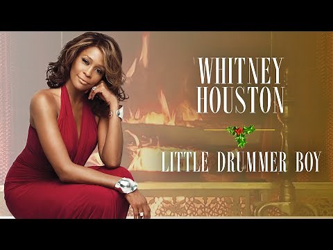 Whitney Houston - Little Drummer Boy (Fireplace Video - Christmas Songs)