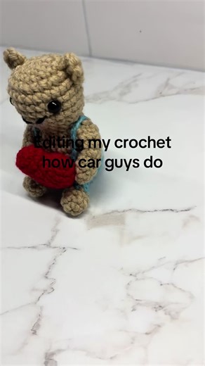 Tension talks > Torque talks Crocheting at 0 mph editing at 100. Custom stitched no shortcuts. #builtnotbought #cartok #crochettok