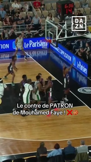 ❌ | L’ÉNORME contre de Mouhamed Faye ! 💪🔥 #SuperCoupe Suivez la rencontre en direct sur DAZN. 📲