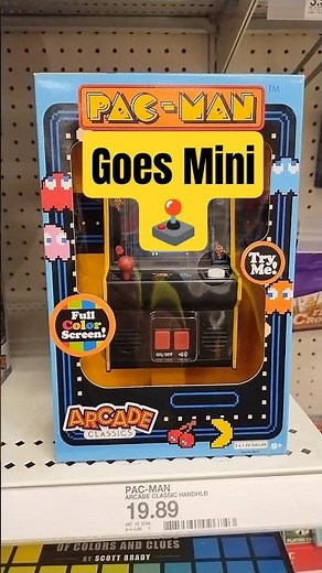 Mini PAC-MAN Arcade at Target! 🕹️ Full-Color Retro Fun for Under $20