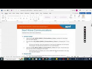 Shelly Cashman Word 2019 Module 3 End of Module Project 2 | Next Wave Communications #shellycashman