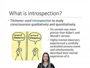Titchener's Introspection - History of Psychology Lecture 7 Part 2