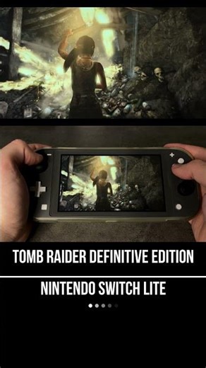 Tomb Raider Definitive edition Nintendo Switch Lite Gameplay